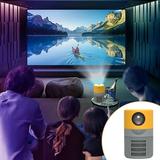 Big Holiday 50% Clear! HD Projector 3000 Lumens Home Video Projector Compatible With HDMI| USB| AV| Audio Interface| USB Flash Drive| Computer Gifts