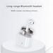 Wireless earphones V77 White Holiday Gift Velvet Deluxe Wireless headphones invisible with microphone for gaming for Sleep HiFi