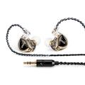 Umido HIFI Headphones Wired In-Ear Headphones Dynamic Noise Canceling Headphones Retractable Ear Canal Metal Gold-plated 3.5mm Plug and 0.78mm 2-Pin Connector High Sound Isolation Deep Bass