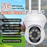 Big Holiday 50% Clear! Smart Security Camera 1080p HD Wifi Camera 5G & 2.4G WIFI With Night Vision 2-Way Audio Motion Detection Cloud & SD Card Storage Gifts