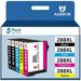 Epson 288XL 288 Ink Cartridges Compatible Replacement to Use with XP-440 XP-330 XP-340 XP-430 XP-446 XP-434 Printer (5 Pack)