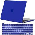 Kuzy Compatible with MacBook Pro 16 inch Case 2019 Release A2141 with Keyboard Cover Skin Hard Shell for MacBook Pro Case 16 inch with Touch Bar Navy