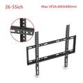 TV Wall Mount for Most 26-55 Inch TVs Universal Low Profile Fixed TV Bracket Max 400x400mm Holds up to 110lb