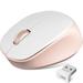 2.4GHz Wireless Optical Mouse Mice & USB Receiver For PC Laptop Computer 1600 DPI USA White&Pink