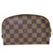 Louis Vuitton Bags | Louis Vuitton Pochette Cosmetic Pouch Bag Damier Ebene Leather Bn N47516 37mx643 | Color: Brown | Size: W 6.7 X H 4.7 X D 2.4 " (Approx.)