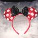 Disney Accessories | Disney Mouse Ears | Color: Black/Red | Size: Osbb