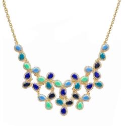 Kate Spade Jewelry | Kate Spade Balloon Bouquet Statement Bib Necklace | Color: Blue/Green | Size: Os