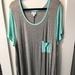 Lularoe Dresses | 2xl Lularoe Carly Dress | Color: Blue/Gray | Size: Xxl