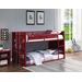 ACME Cargo Twin/Twin Bunk Bed, Red Finish - Acme 38280