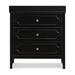 DaVinci Chloe Regency 3-Drawer Dresser Wood in Black | 34 H x 33.5 W x 18 D in | Wayfair M11423E