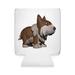 Marick Booster 1 Can Brown Dog Cooler in Brown/White | 3.87 H x 2.09 W x 0.25 D in | Wayfair 3127857865