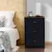 Rebrilliant Nightstand w/ 3 Drawers - Bedside Furniture & Accent End Table Storage Tower For Home, Bedroom Accessories, Office, College Dorm | Wayfair