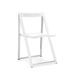 Connubia Skip Folding Chair w/ Wooden Seat Wood in White | 31.5 H x 18.5 W x 20.13 D in | Wayfair CB020700009409400000000