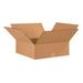 Aviditi 17176 Flat Corrugated Cardboard Box 17 L X 17 W X 6 H Kraft For Shipping Packing And Moving (Pack Of 20)