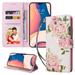 for iPhone 14 Pro Wallet Case Flower Pattern [Stand Feature] Protective PU Leather Flip Cover with Credit Card Slot [Side Cash Pocket][Magnetic Closure] for iPhone 14 Pro 6.1 inch Flower #6