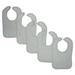 Latitude Run® Grey Baby Bibs (Pack Of 5) Cotton in Gray | 1 H x 6 W in | Wayfair 51B829B28F5B4BD29816A428793E4E97