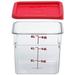 Prep & Savour Allaya Food Storage Container in Red | 7.1 H x 8.4 W x 8.2 D in | Wayfair 497C6EAA9C1F43C4B32644D6D884FA10