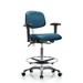 Latitude Run® Bodiford Ergonomic Task Chair Aluminum/Upholstered in Gray/Blue | 51.5 H x 27 W x 25 D in | Wayfair 4F075DAE7FA84F448D8BCDEF258F671D