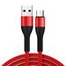 Wepro 1m Braided Rope Data Cable Mobile Phone Color Fast Charging Line Soft Flash Charging Cable Suitable For Android Charging Port