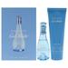 Cool Water by Davidoff for Women - 2 Pc Gift Set 1oz EDT Spray 2.5oz Body Lotion