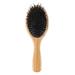 Hair Brush Boar Bristle Hair Brush with Nylon Pins Bamboo Paddle Detangler Brush Detangling Adding Shine Brushes Daily Use for Conditioning Improve Hair Texture