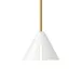 Visual Comfort Studio Cambre LED Pendant Light - KP1121MWTBBS-L1