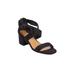 Extra Wide Width Women's The Aralyn Sandal by Comfortview in Black (Size 12 WW)