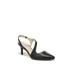 Wide Width Women's Santorini Pump by LifeStride in Black Fabric (Size 8 W)