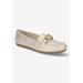 Wide Width Women's Cullen Flats by Bella Vita in Soft Gold Metallic (Size 7 W)