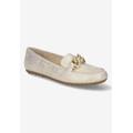 Wide Width Women's Cullen Flats by Bella Vita in Soft Gold Metallic (Size 9 1/2 W)