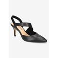 Extra Wide Width Women's Arabella Pump by Bella Vita in Black Leather (Size 11 WW)