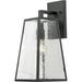 LeCeleBee 45091/1 Meditterano Collection 1 Light Outdoor Sconce Textured Matte Black 7 W x 18 H The tapering rectangular design of the meditterano collection...