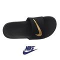 Nike Shoes | Nike Kawa Slides | Color: Black/Gold | Size: 12b