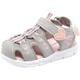 Sandale KANGAROOS "K-Mini" Gr. 25, bunt (hellgrau, rosa) Schuhe Sandale