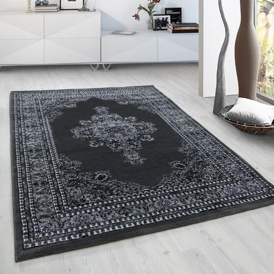 Teppich AYYILDIZ TEPPICHE "Marrakesh 297", grau, B:160cm H:12mm L:230cm, Kunstfaser, Teppiche, Orient-Optik, Wohnzimmer