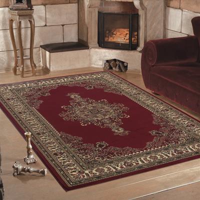 Teppich AYYILDIZ TEPPICHE "Marrakesh 297", rot, B:160cm H:12mm L:230cm, Kunstfaser, Teppiche, Orient-Optik, Wohnzimmer