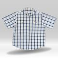 Carhartt Shirts | Carhartt Plaid 2 Pocket Short Sleeve Button-Up Men's Size Large | Color: Blue/White | Size: L