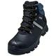 Uvex 2 construction S3 SRC - lace-up safety boots - water-resistant - lightweight - men & women - leather - black - Size 13