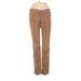 Cielo Jeans USA Velour Pants - Low Rise Straight Leg Boyfriend: Brown Activewear - Women's Size 3
