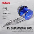 Noeby – bobine de fil de pêche outil de nouage de fil de ligne cadre en acier inoxydable bobine