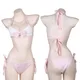 Lolita – ensemble soutien-gorge et culotte sous-vêtements Sexy Kawaii maillot de bain rose et