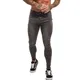 Gingtto – jean Skinny pour hommes Super extensible pantalon moulant confortable gris Denim
