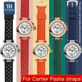 Bracelet en caoutchouc petconcave pour homme convient pour Cartier Pasha série PASHA bracelet