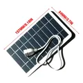 Panneau de chargeur solaire USB sortie de panneau solaire banque d'alimentation mobile extérieure