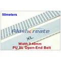 POWGE – ceinture de synchronisation ouverte XL 50 mètres largeur XL-037 = pas 9.4mm = 5.08mm PU