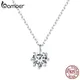 Bamoer-Collier Moissanite pour Femme Argent Sterling 925 0 8CT Document D VVl's EX Bijoux de