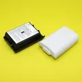 Cltgxdd-Boîtier de batterie noir et blanc pour manette sans fil Xbox 360 compartiment de batterie