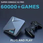 KinHank-Super Console X2 Pro Consoles de jeux vidéo portables 4K 60000 jeux rétro 70 émulateurs