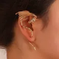 Boucles d'oreilles clip vintage Fly Dragon pour femme boucle d'oreille punk manchette d'oreille