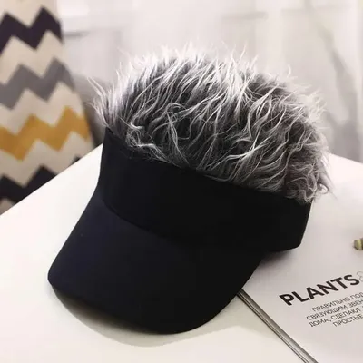 Casquette de Baseball pour hommes et femmes Design de perruque casquettes de Golf amusantes
